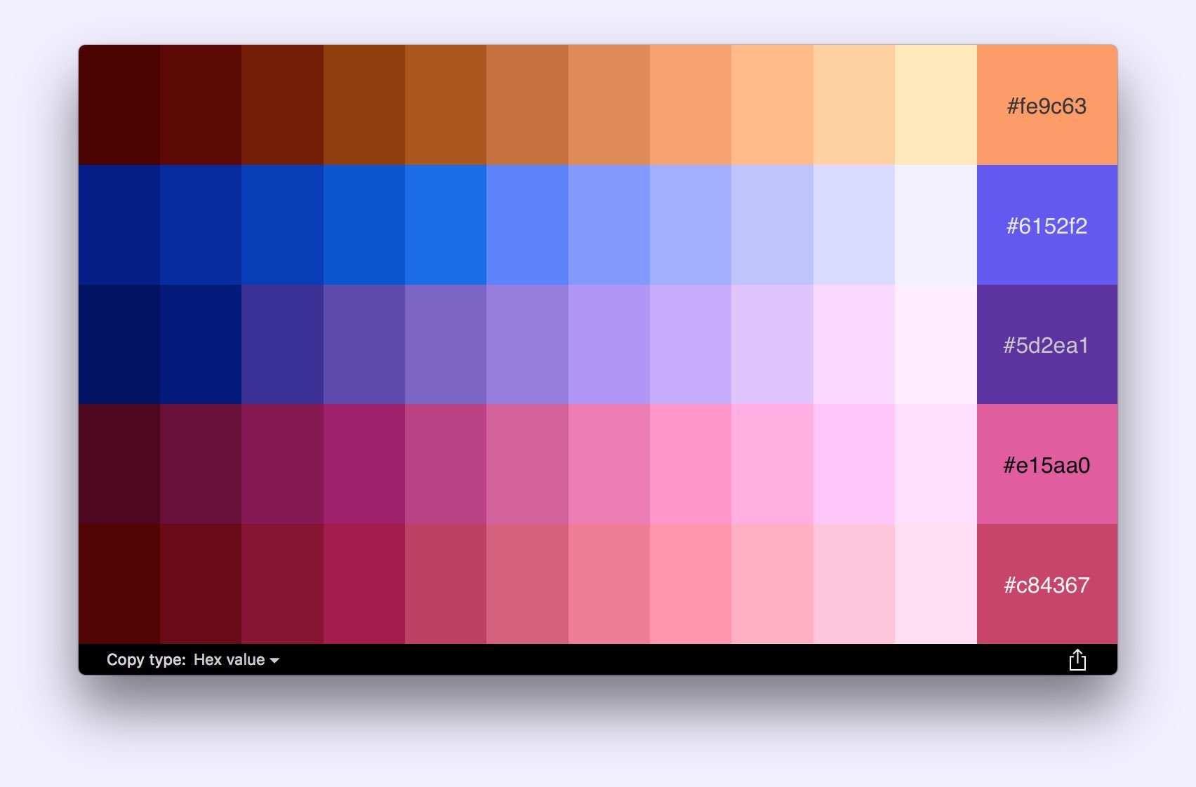 Chromatic Color Palette